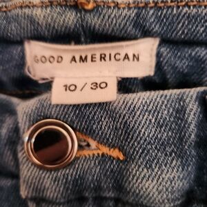 Good American High Rise Jeans - Deep Blue